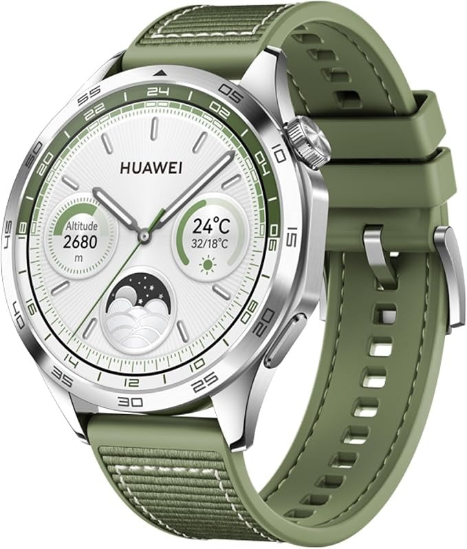 HUAWEI GT4 PRO Smartwatch AMOLED HD com GPS, NFC